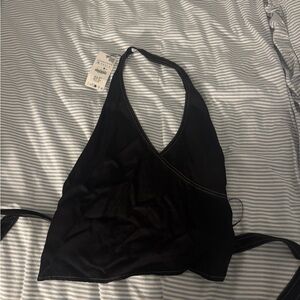 Zara Black Halter Tank Top